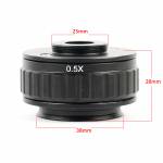 rf4 interface-diameter-25mm-05x-c-mount-adapter-lens-for-trinocular-stereo-microscope-2