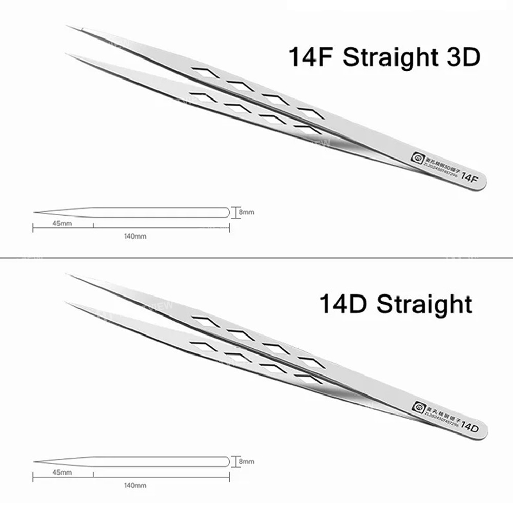amaoe diamond-hole-stainless-steel-precision-flying-wire-tweezers-for-mobile-phone-repair-5