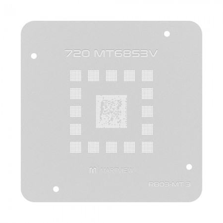 Martview RB03-MT3 CPU BGA Reballing Stencil for MTK Dimensity 720 MT6853V