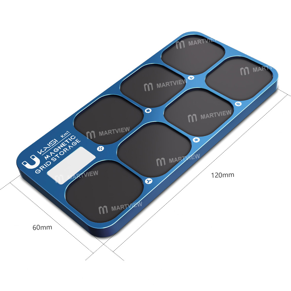 kaisi km1-aluminum-alloy-magnetic-screw-storage-board-for-electronic-product-repair-3