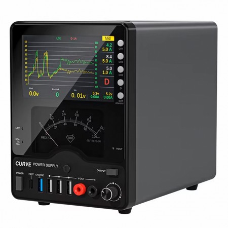 TBK-218 30V / 10A Intelligent Control Curved DC Regulated Power Supply with Pointer Meter