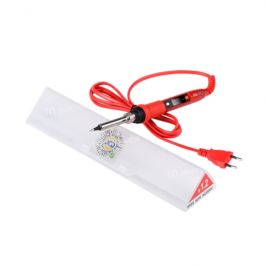 JCD 908S 80W LCD Adjustable Temperature Solder Welding Electric Soldering Iron