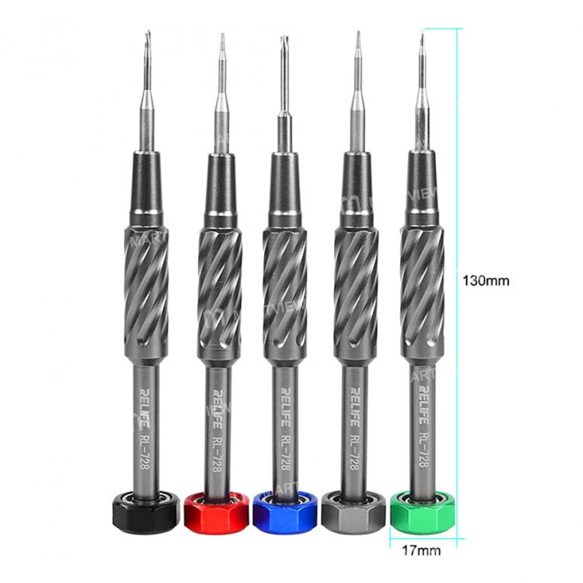 Relife RL-728 2D Strong Magnetic Extra Hard Anti-slip Screwdriver for Phone Repair