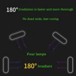 Sunshine SS-818 Four-Tube Shadowless UV Glue Curing Lamp