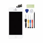 Replacement OEM iPhone 5 LCD with spareparts home button earphone camera etc white