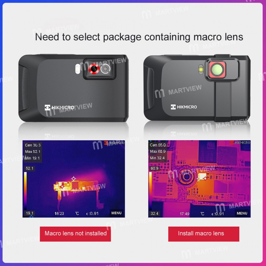 Hikvision K20 Portable Thermometric Infrared Thermal Imager for Detection Motherboard Circuit
