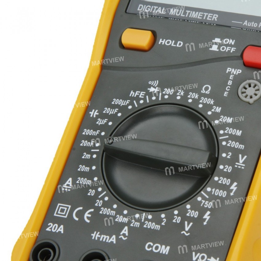 HYELEC MY61 DMM Digital Multimeter w / Capacitance & Transister Test