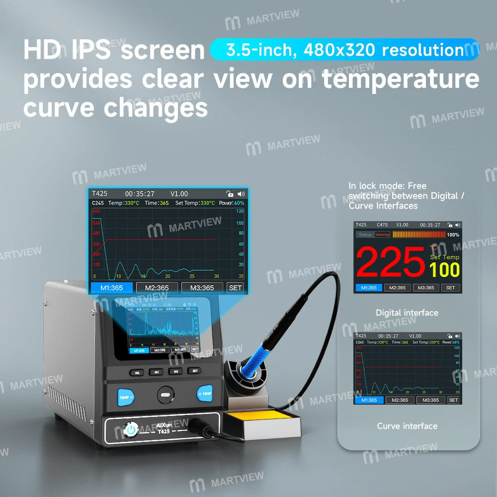 aixun t425-250w-constant-temperature-smart-digital-display-industrial-soldering-station-3