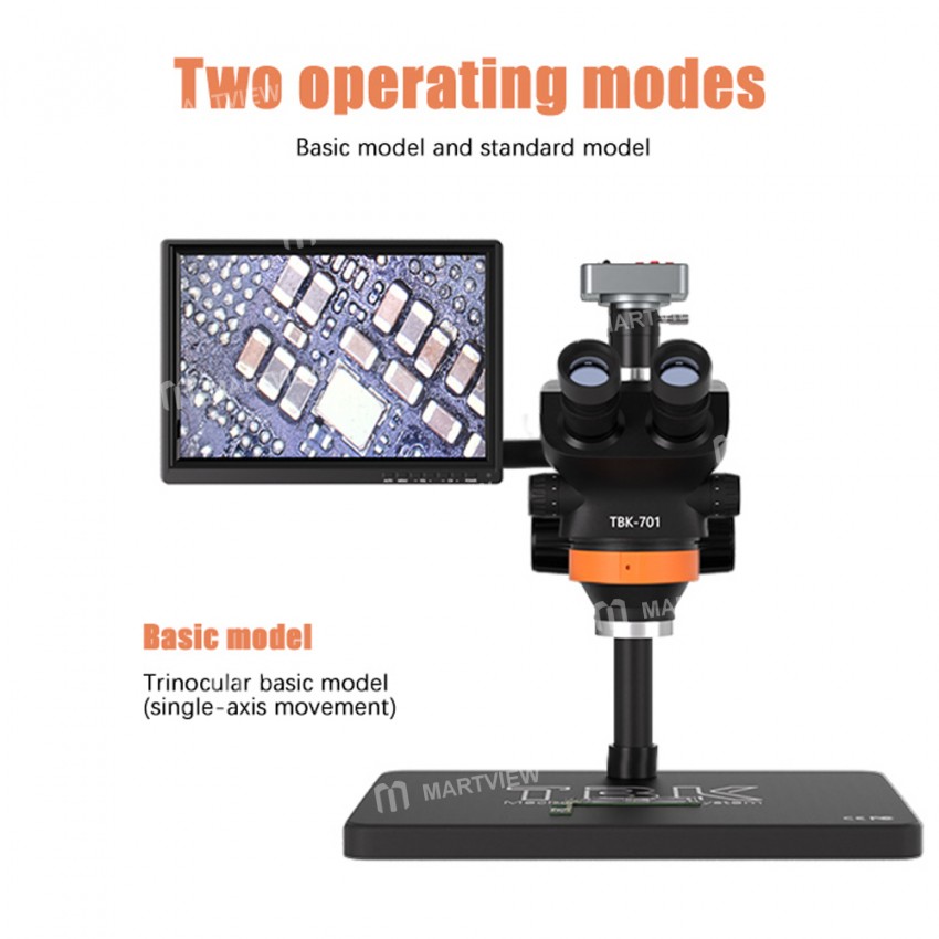 tbk 701-electron-trinocular-stereo-microscope-with-48mp-ccd-camera-monitor-10