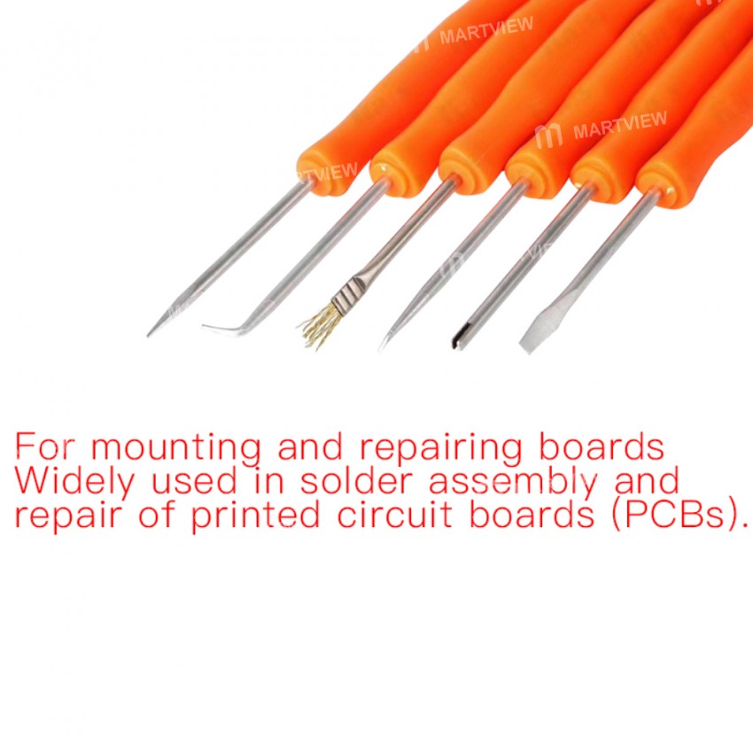 Kaisi K-1476 6in1 Welding Auxiliary Kit Desoldering Aid Soldering Tool