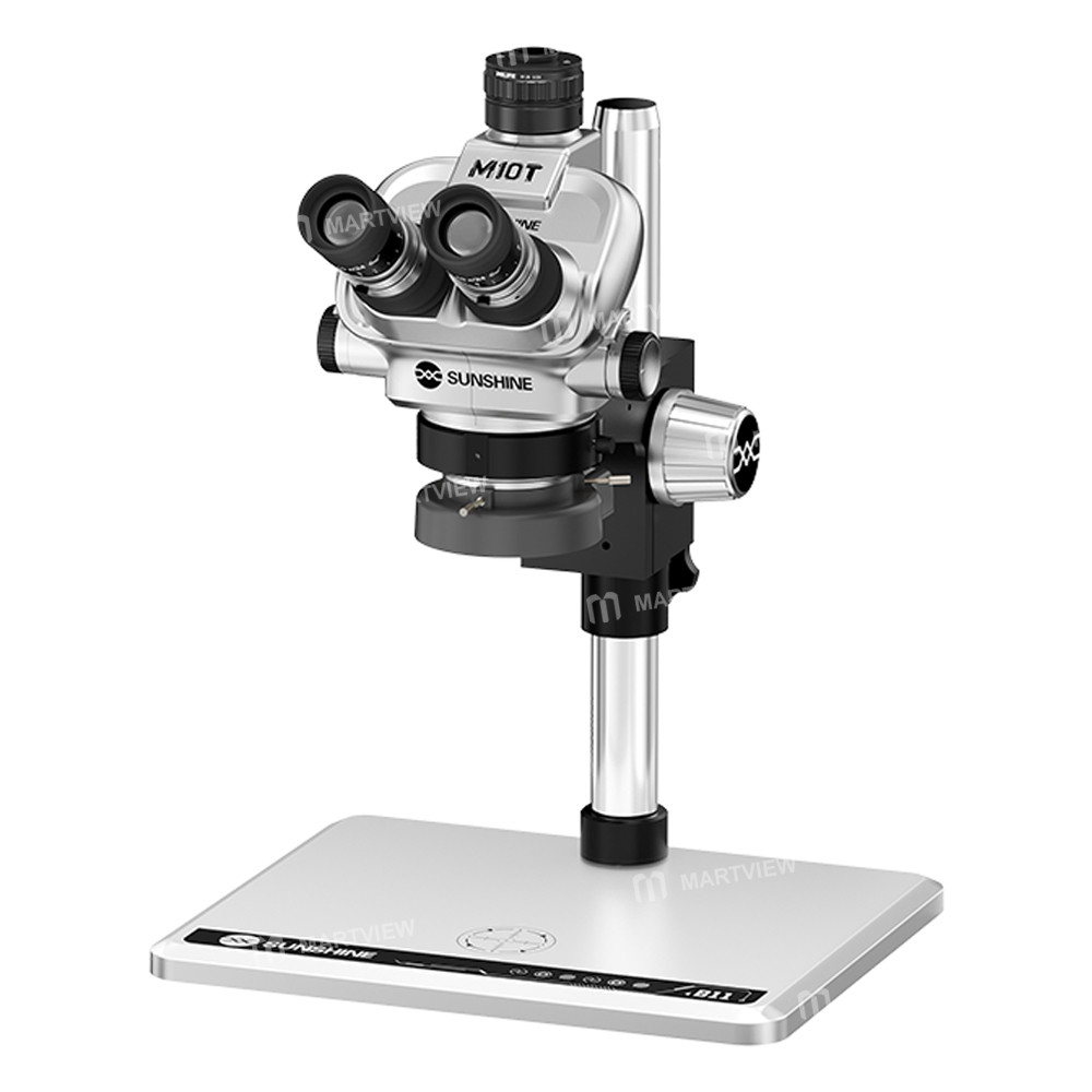 sunshine m10t-b11-65x-55x-trinocular-zoom-stereo-microscope-with-b11-aluminum-alloy-base-8