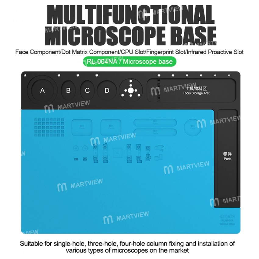 relife rl-004na-multi-function-microscope-aluminum-alloy-base-for-pcb-mobile-phone-repair-4