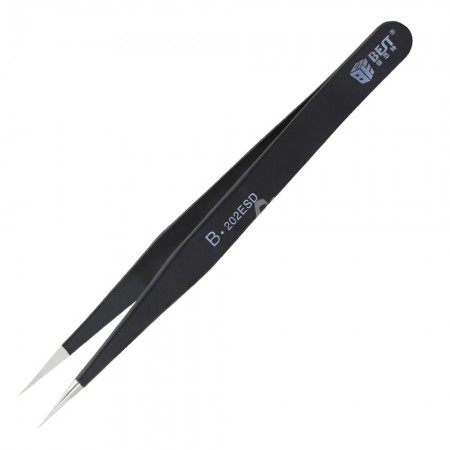 BST-202ESD Anti-static Precision Soldering Straight Tip Tweezers