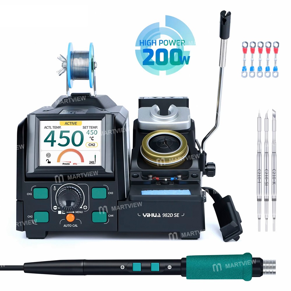 yihua 982d-se-high-power-c210-c245-color-screen-digital-display-precision-soldering-station-2