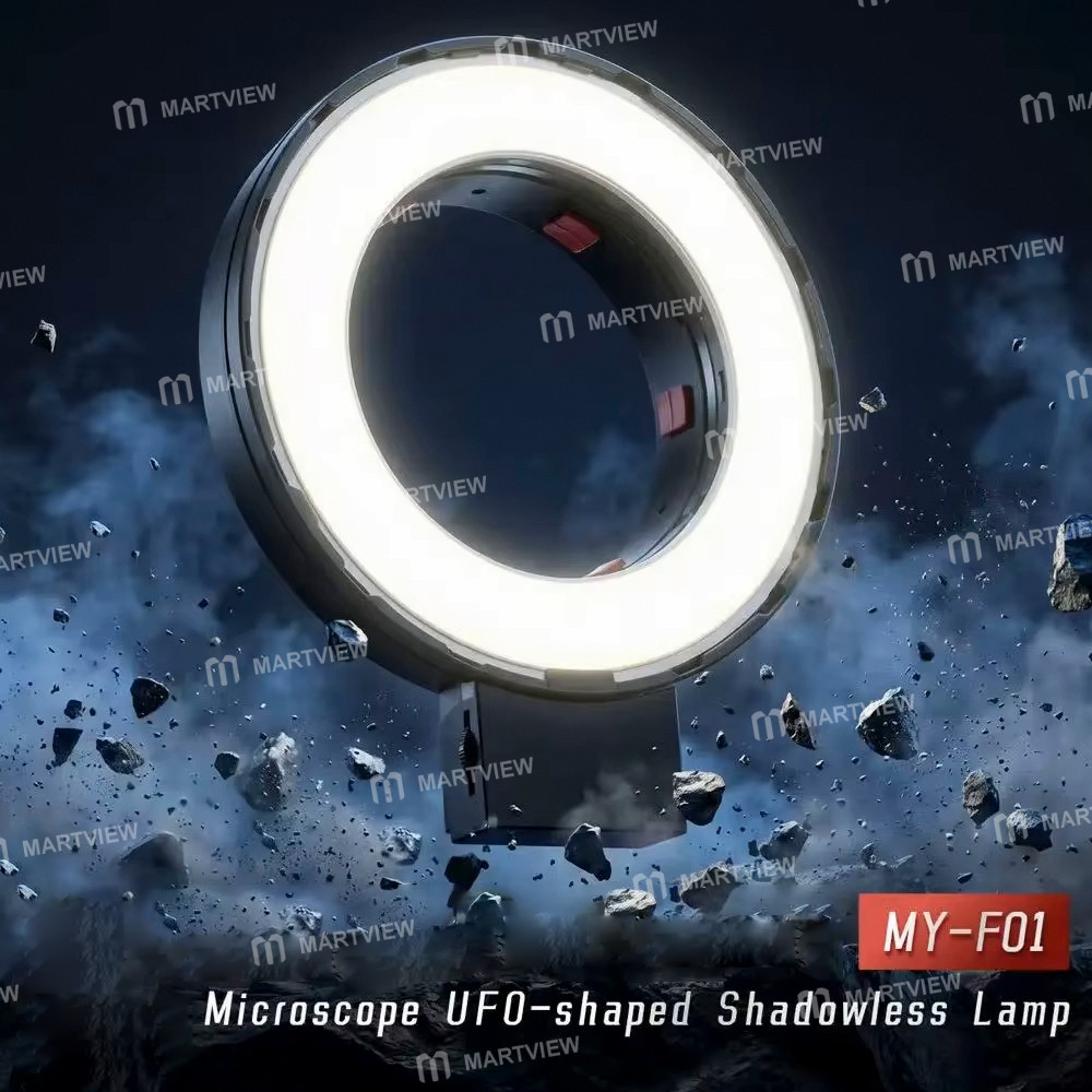 ycs my-f01-9v-2a-microscope-ufo-shaped-shadowless-lamp-built-in-fan-3