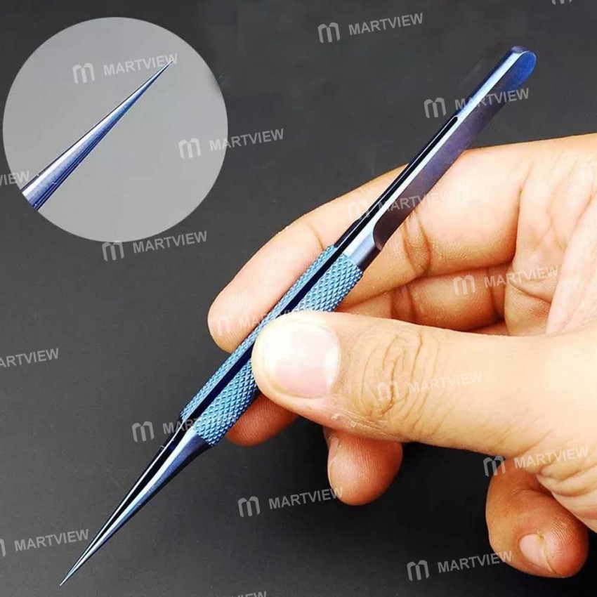 Precision 0.15mm Titanium Alloy Tweezers Phone Motherboard Jump Line Repair Tools