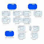 Mechanic iBGA 13 Pro 14-in-1 Motherboard Middle Frame Planting Tin Platform for iPhone X to 13 Pro M