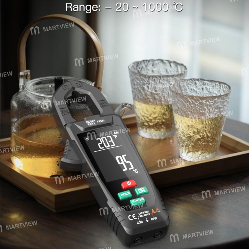 FY382 9999 Counts True RMS Auto Range Smart Digital Clamp Multimeter
