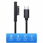 1.5M 15V/3A Magnetic Attraction Type-C Fast Charging Cable for Microsoft Surface Pro 3/4/5/6