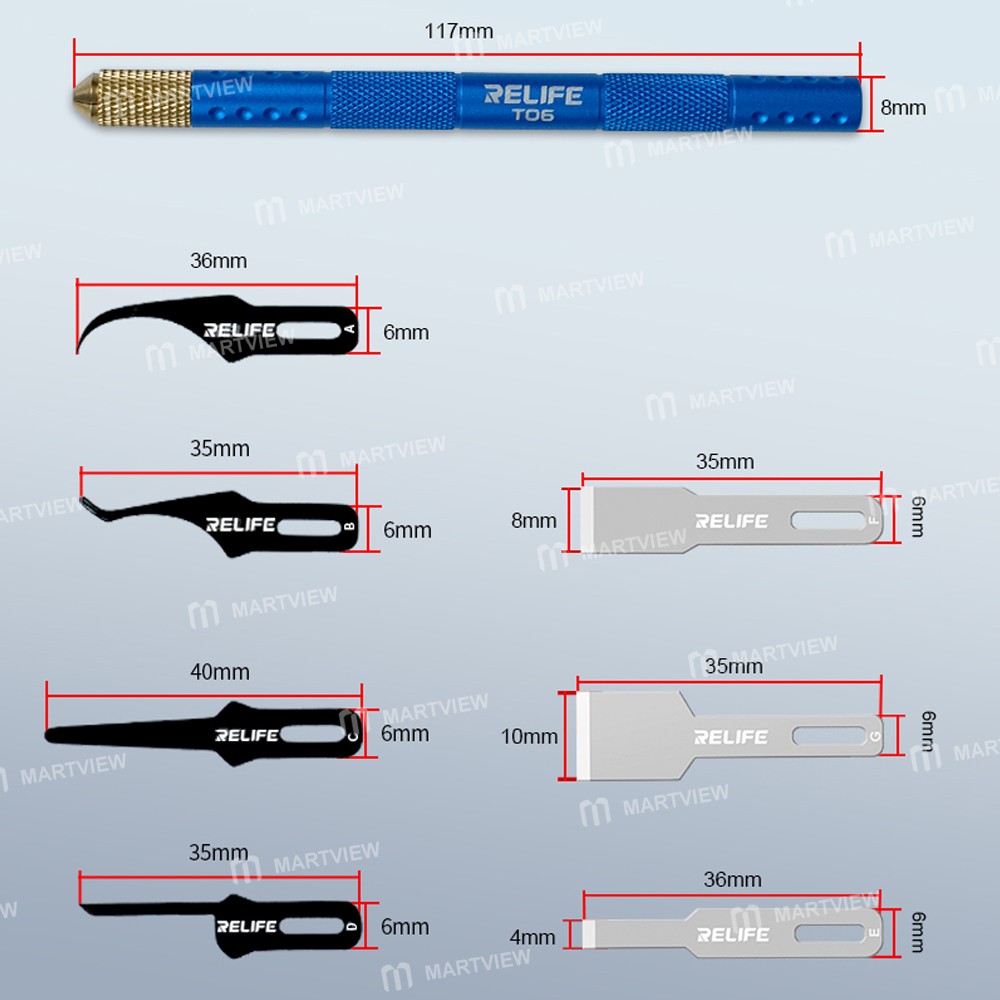 relife tk5-8-in-1-multifunctional-blade-set-for-ic-cpu-glue-removal-and-prying-motherboard-11