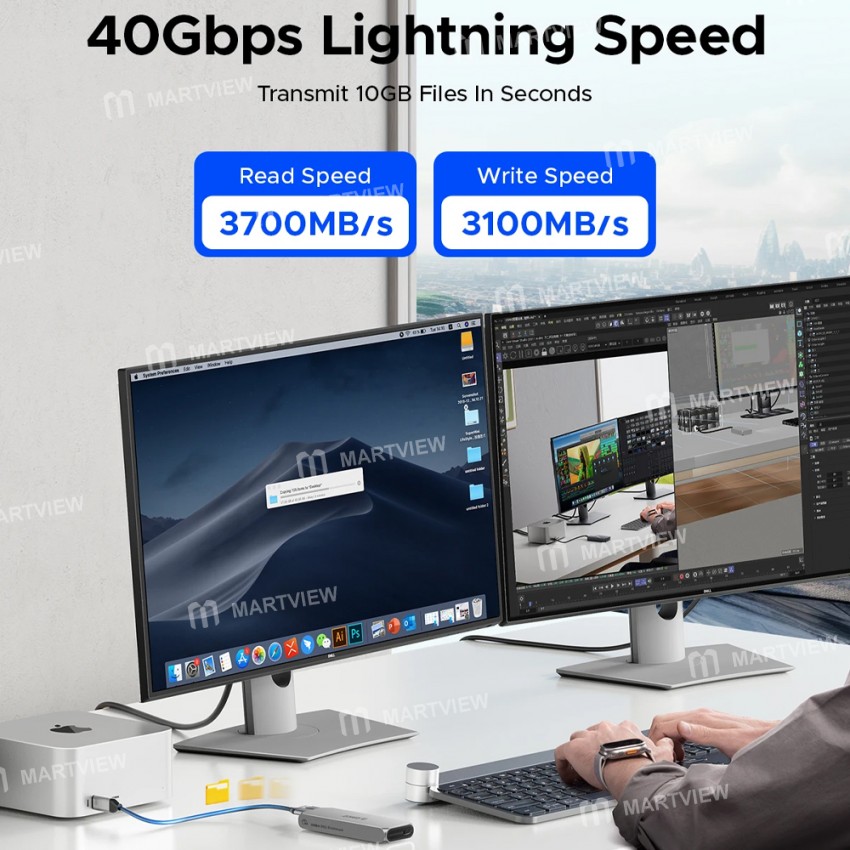 orico com2-u4-usb4-40gbps-m2-nvme-ssd-transparent-enclosure-5