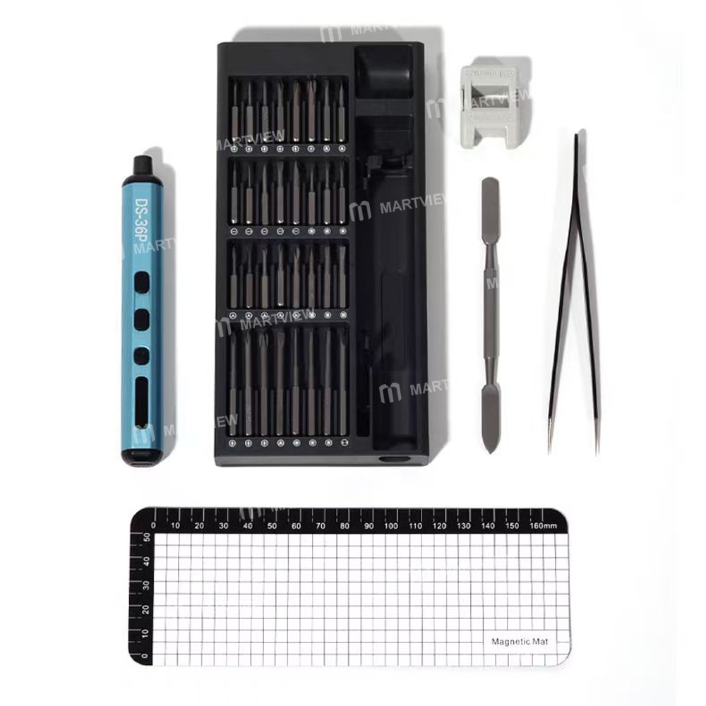 ds 36p-cordless-electric-screwdriver-tool-set-with-64pcs-s2-bits-for-mobile-phone-repair-6