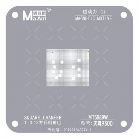 MaAnt Magnetic Power C1 Tin Planting Stencil for MTK MT6989W Dimensity 9300