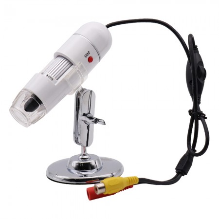 400X TV / AV Interface Professional HD Electronics Digital Microscope for Mobile Phone Repair
