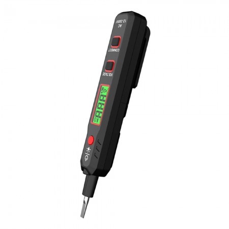 Habotest HT89 12~300V AC Contact Voltage Tester for Live / Null Wire with Flashlight