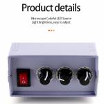 Tuoli TL-17S 16 Million Color 144 LED Ring Light Source for Monocular/Stereo Microscope