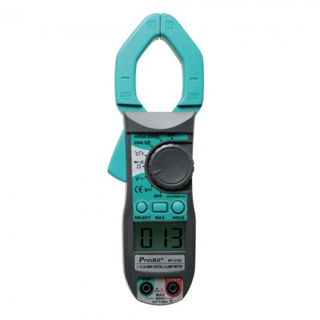 Pro'sKit MT-3102 AC / DC Voltage Current Digital Display Clamp Meter with Temperature Test