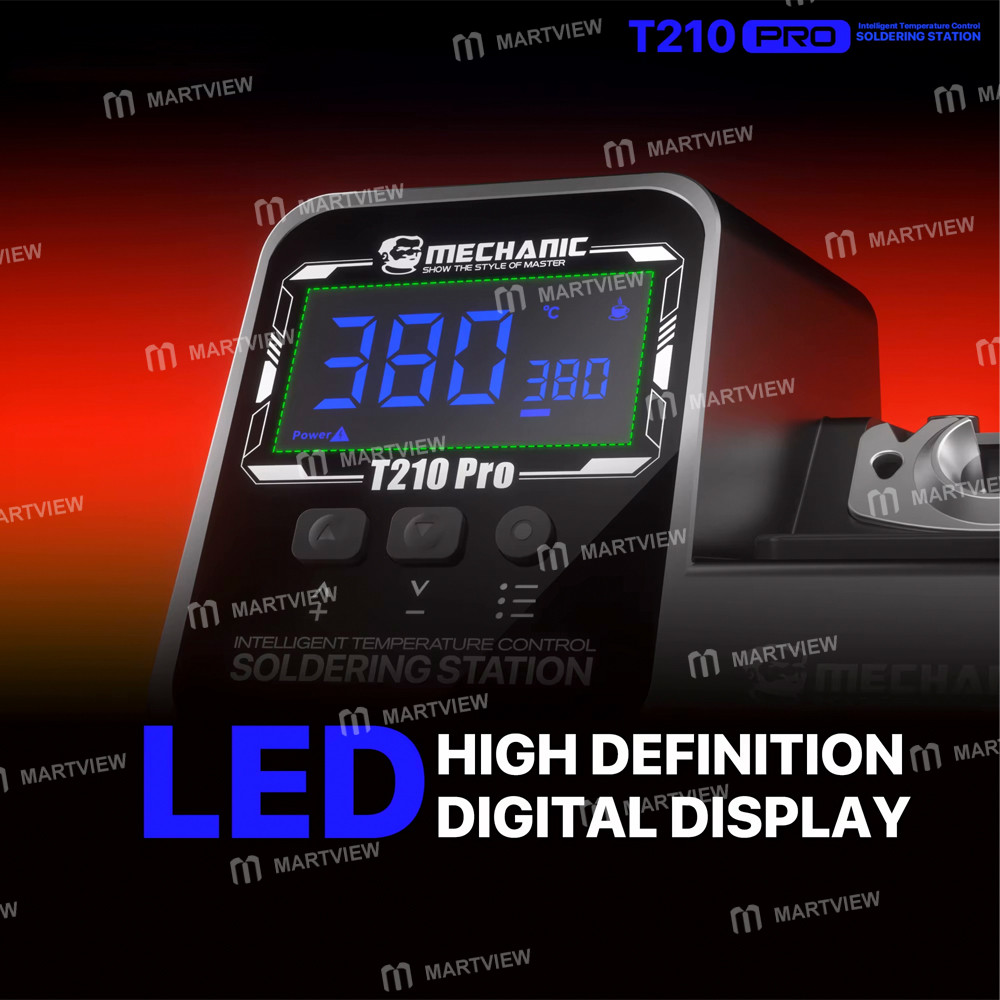 mechanic t210-pro-120w-intelligent-temperature-control-soldering-station-for-mobile-phone-repair-6