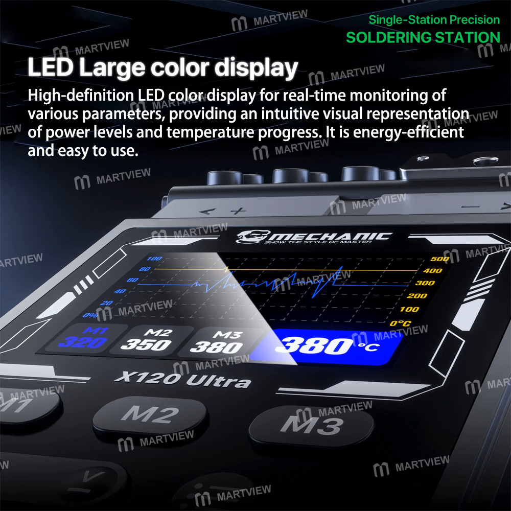 mechanic x120-ultra-pen-style-smart-temperature-adjustable-single-station-soldering-station-7
