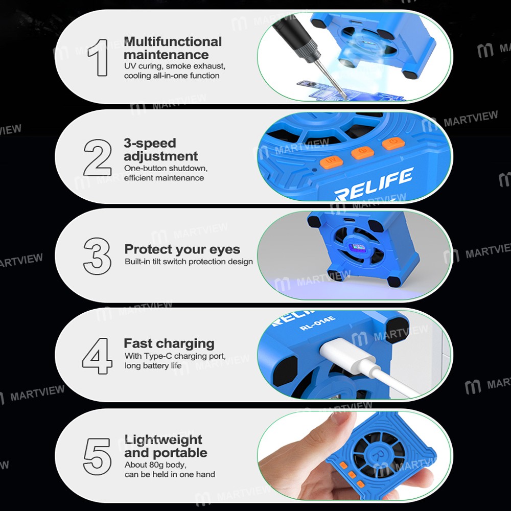 relife rl-014e-cooling-exhaust--curing--dust-display-uv-curing-cooling-fan-8