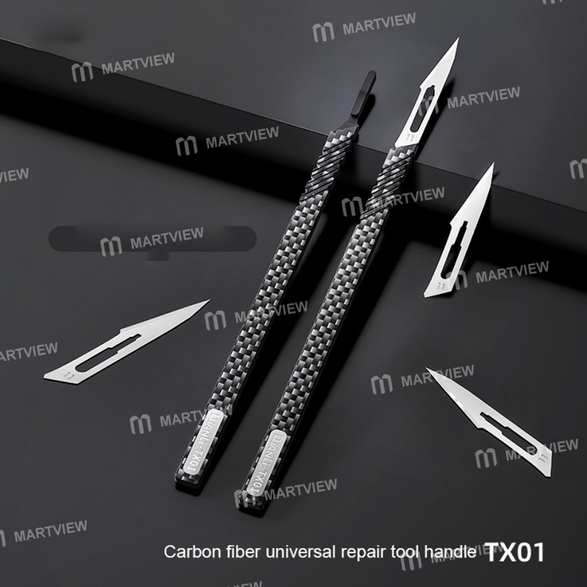 QianLi TX01 Carbon Fibre Non-Magnetic Anti-Static Universal Knife Handle