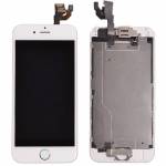 Replacement original iPhone 6 LCD with spareparts home button earphone camera etc white