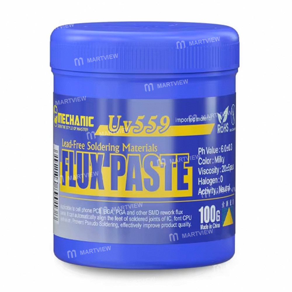 mechanic uv-223-559-10cc-100g-mild-rosin-lead-free-no-clean-solder-flux-8