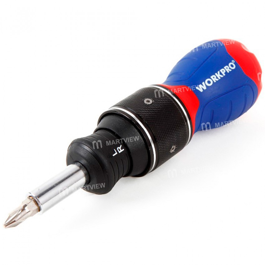 Workpro 38-in-1 Multipurpose Double Drive Stubby Ratchet Screwdriver Set with CR-V Bits