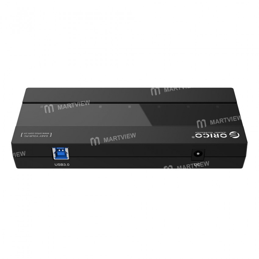Orico H727RK-U3 7-Port Superspeed USB 3.0 HUB with 12V Power Adapter for Desktop Computer Laptop
