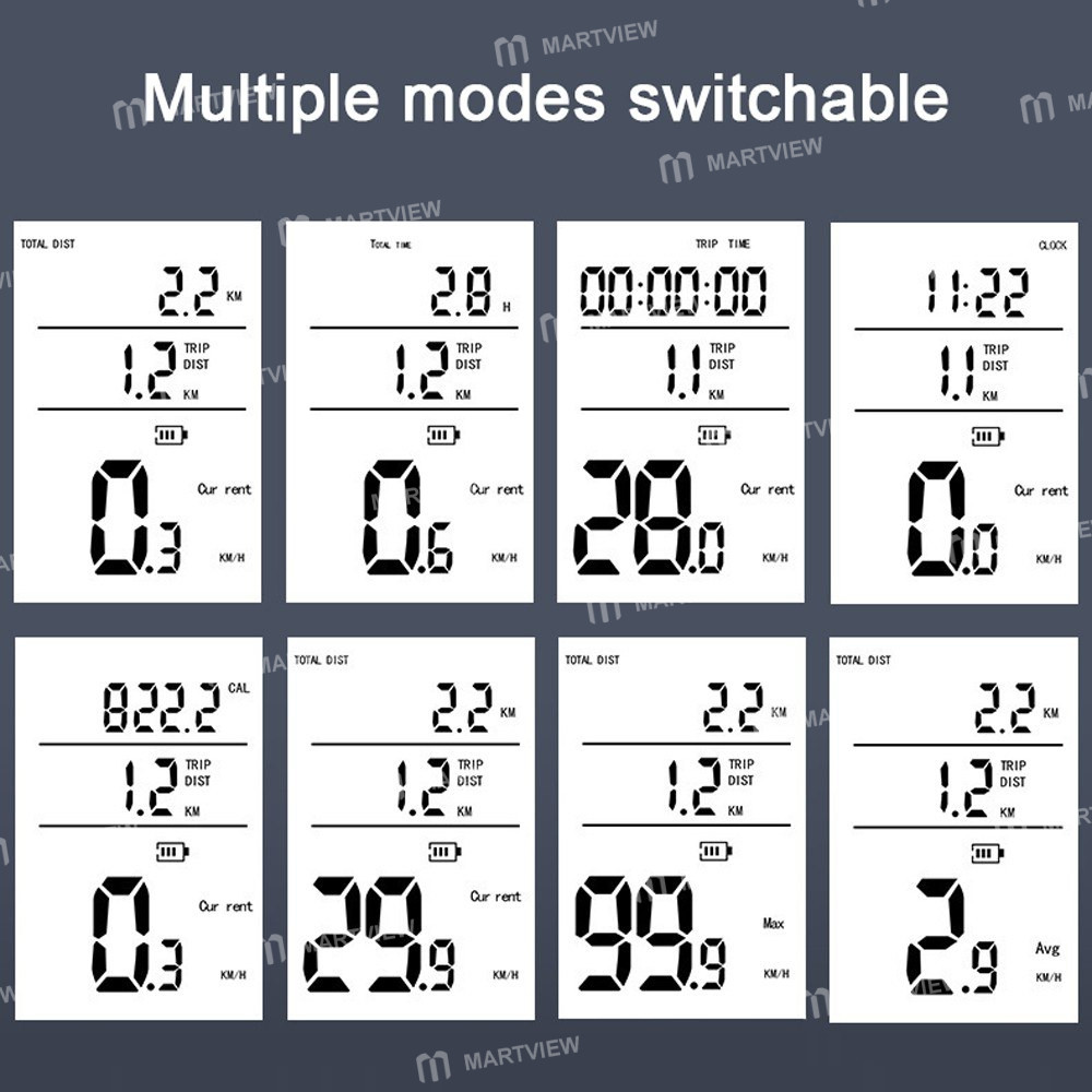 full screen-backlight-bike-cycling-speedmeter-12