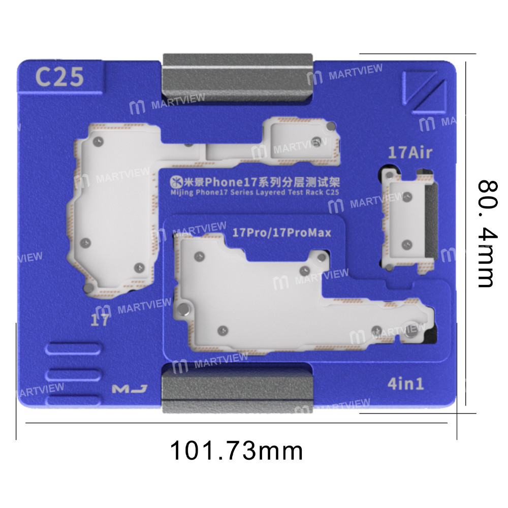 mijing c25-motherboard-layered-testing-fixture-for-iphone-17-17air-17-pro-17pro-max-6
