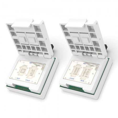 2025 New Upgrade Version eMMC / eMCP Socket BGA221 / BGA254 + 2 in 1 (169-FBGA,153-FBGA,162-FBGA,186-FBGA)Test Socket Adapter for UFI-Box