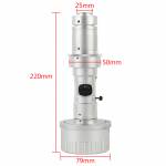 0.7X-5X C-mount 3D Stereoscopic 180X Zoom Lens for HDMI Industrial Microscopio Camera