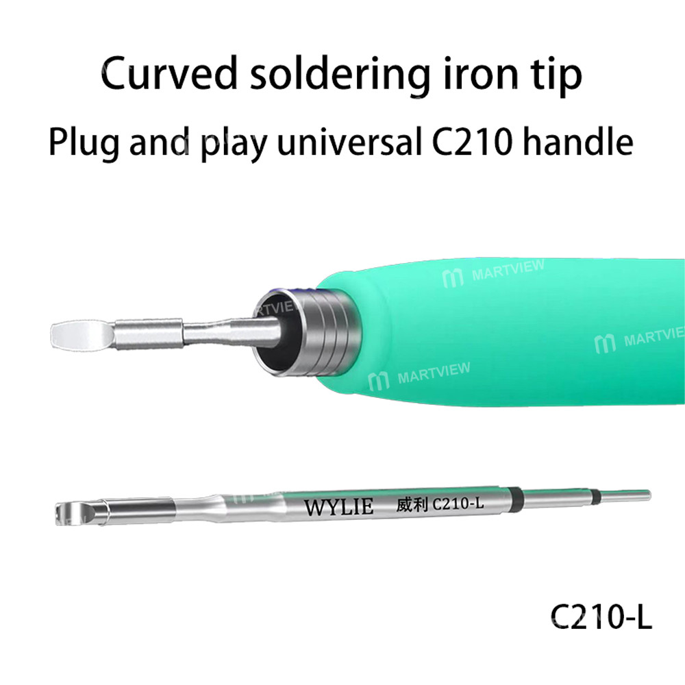 wylie c210-l-curved-soldering-iron-tip-for-multi-pin-fpc-cables-soldering-repair-12