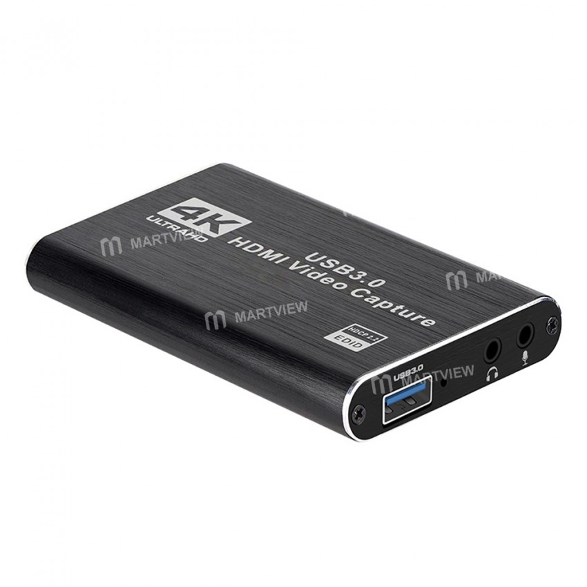 4K HDMI USB HD Video 3.0 Video Capture Card Compatible 1080P 60fps for OBS Capturing/Gaming Live