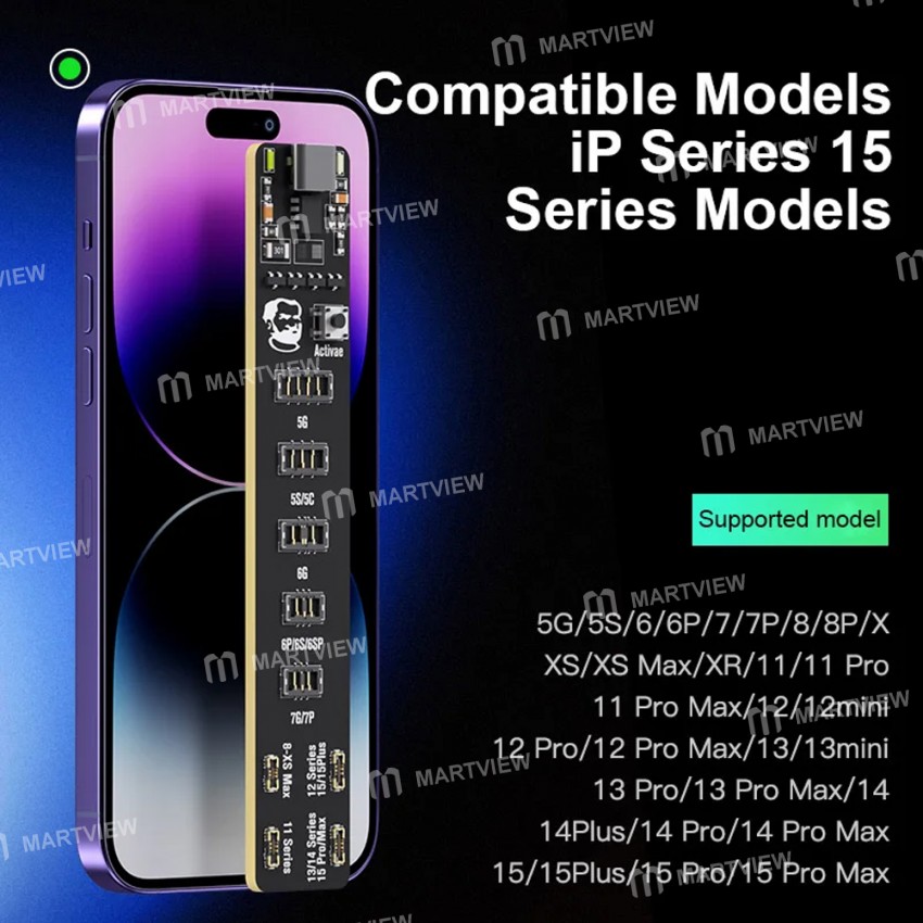 mechanic f018-f009-battery-activation-small-board-for-iphone-5-15pro-max-android-400-models-7