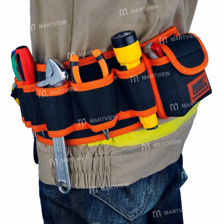Jakemy JM-B04 Multi-function Durable Belt Canvas Tool Bag with Multiple Pockets