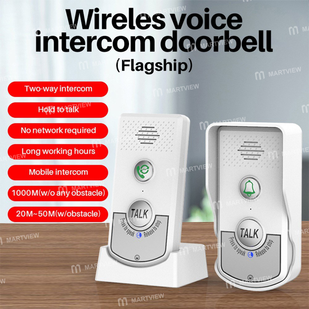 wireless doorbell-intercom-rechargeable-smart-10