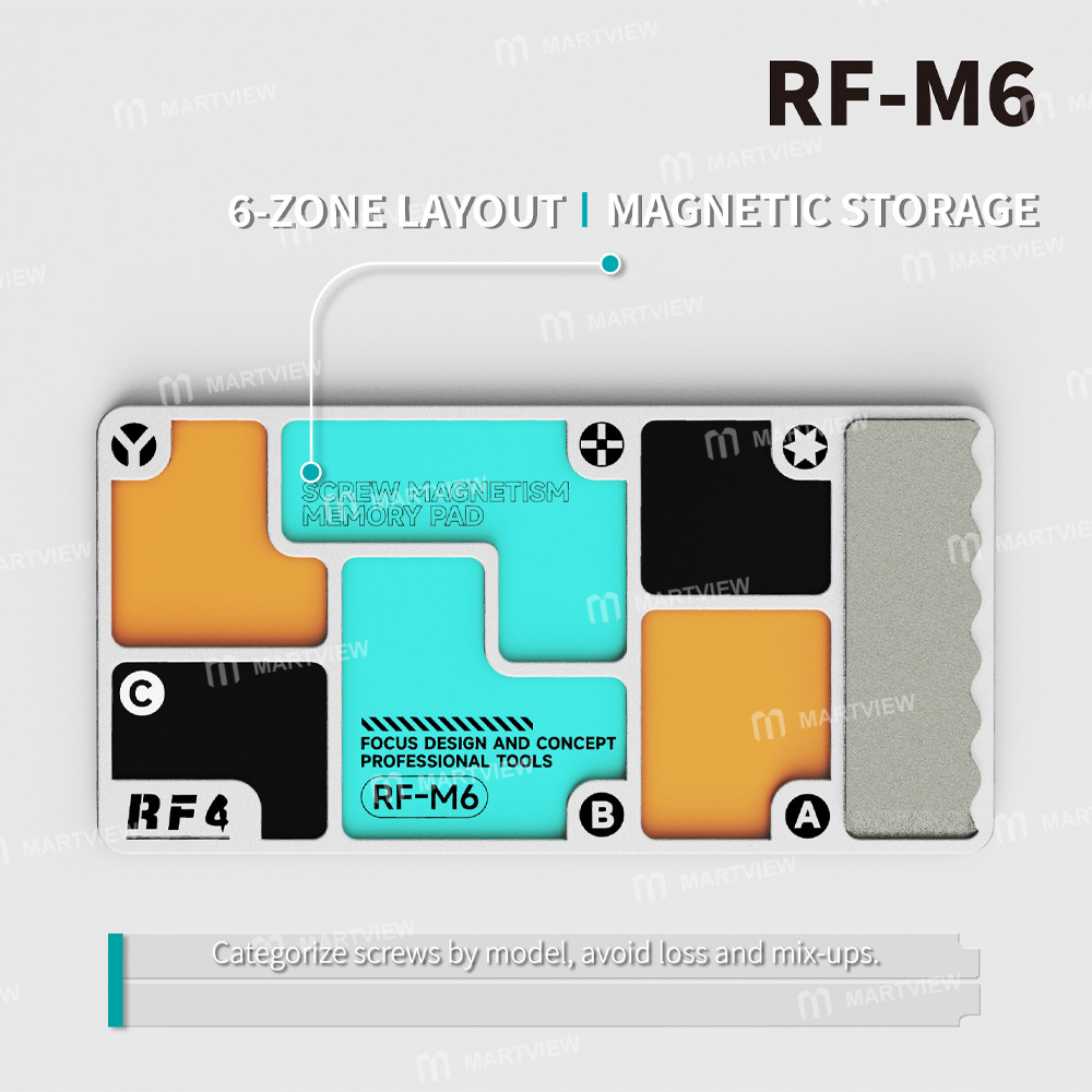 rf4-rf-m6-2-in-1-aluminum-alloy-screw-storage-magnetic-tray-with-integrated-sharpening-stone-8