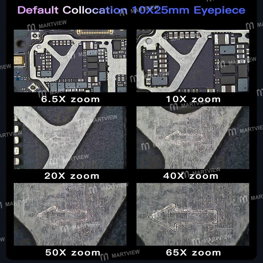 mechanic d65t-b11-65x-65x-industrial-trinocular-stereo-microscope-for-pcb-repair-with-large-base-10